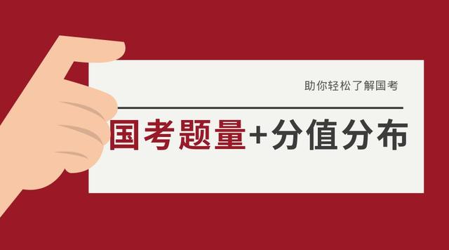 2019年國家公務(wù)員考試，行測分值分布表匯總！